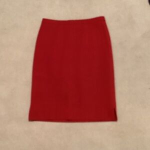 BCBGMaxAzria Vibrant Red Pencil Skirt